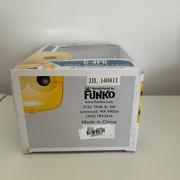 Funko Pop! Star Wars - C-3PO 13 Blue Box Large Font 1st Edition - Picture 4 of 5